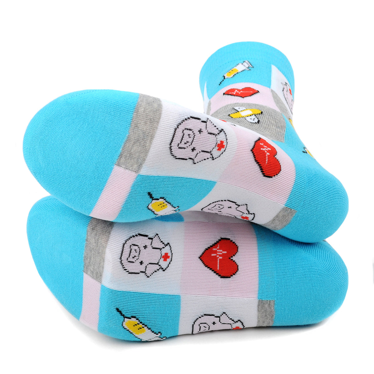 "Nurse Pig-elope" Socks