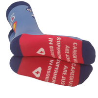 Chaussettes de héros de la santé