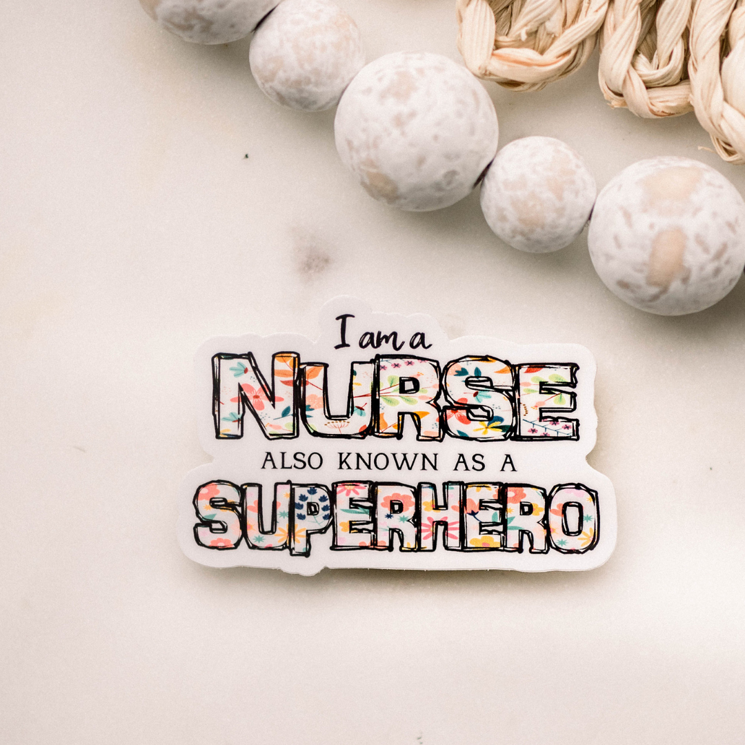 Nurse Hero Vinyl Decal