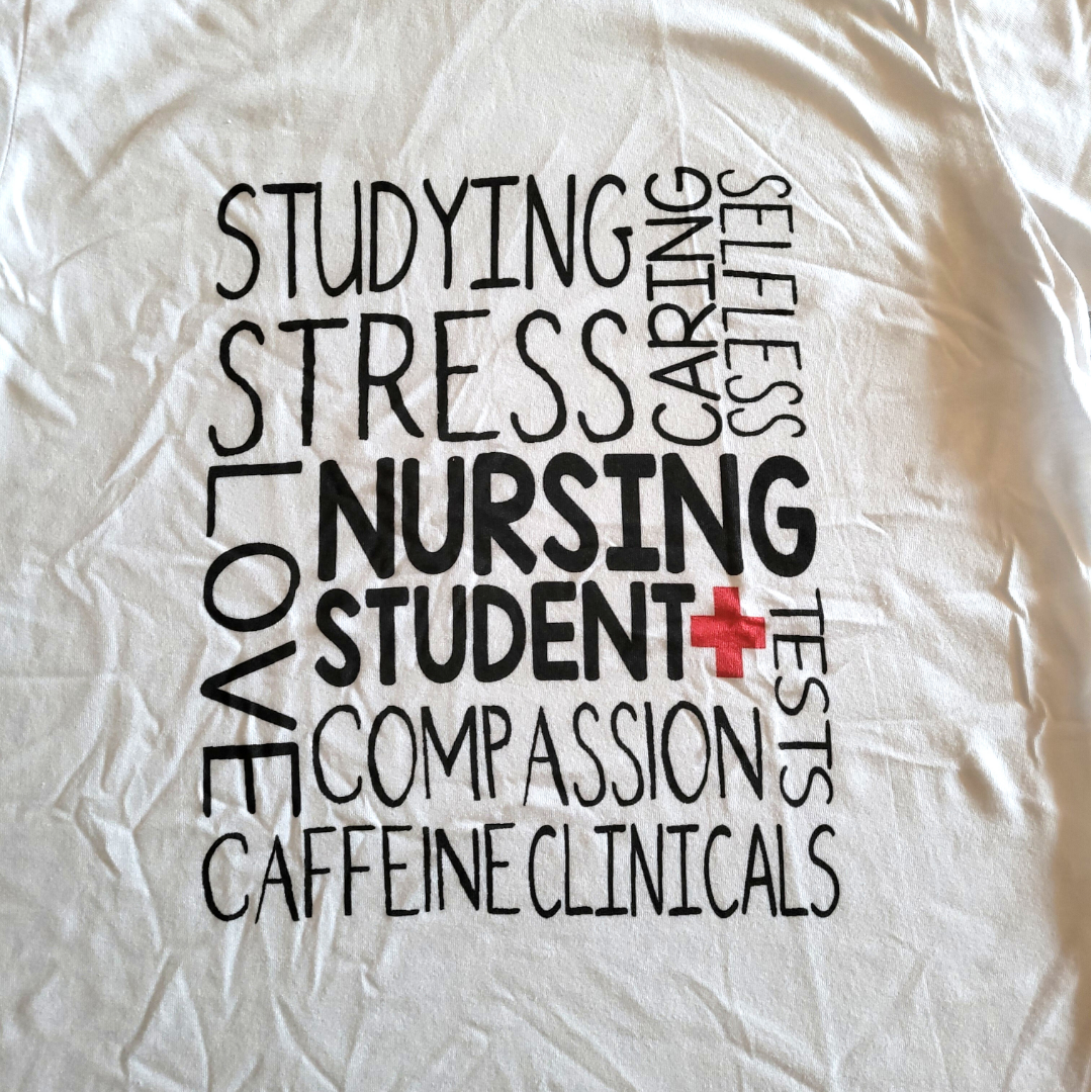 Camiseta de enfermera estudiante